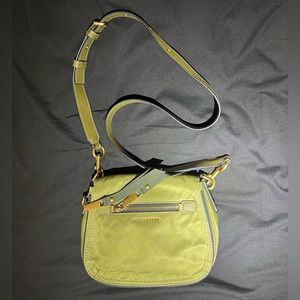 MARC JACOBS Olive Green Nylon Crossbody Bag